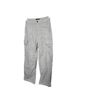 Hollister California High Rise Vintage Baggy Cargo Pants Khaki Women W23R